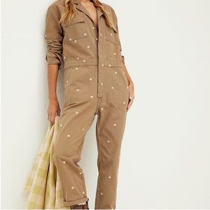 Urban Outfitters x Driftwood Farrah Overalls in Dizzy Daisy